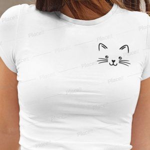 Here Kitty custom t-shirt women sizes available
